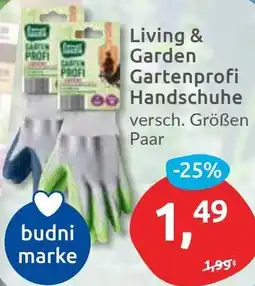 Budni Living & Garden Gartenprofi Handschuhe Angebot