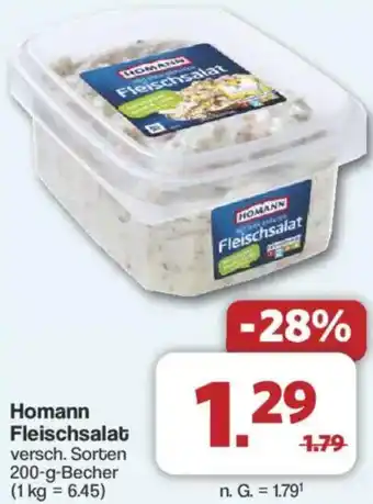 Famila Nord West Homann Fleischsalat Angebot
