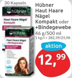 Budni Hübner Haut Haare Nägel Kompakt oder +Bindegewebe Angebot