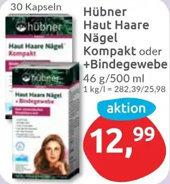 Budni Hübner Haut Haare Nägel Kompakt oder +Bindegewebe Angebot