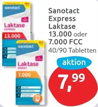 Budni Sanotact Express Laktase Angebot