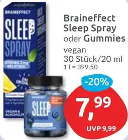 Budni Braineffect Sleep Spray oder Gummies Angebot