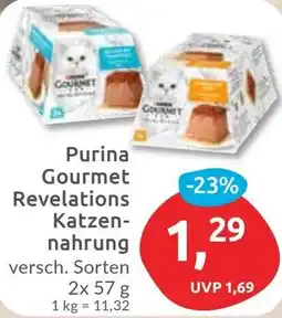 Budni Purina Gourmet Revelations Katzennahrung Angebot