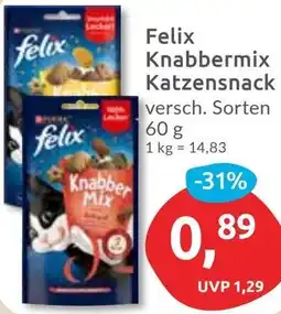 Budni Felix Knabbermix Katzensnack Angebot