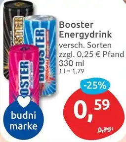 Budni Booster Energydrink Angebot