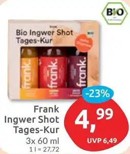 Budni Frank Ingwer Shot Tages-Kur Angebot