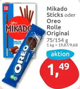 Budni Mikado Sticks oder Oreo Rolle Original Angebot