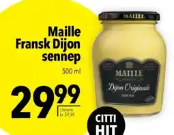 CITTI Markt Maille Fransk Dijon sennep Angebot
