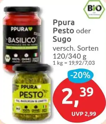 Budni Ppura Pesto oder Sugo Angebot