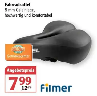 Globus Filmer Fahrradsattel Angebot