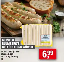Handelshof MEISTER BLUMBERG'S GEFLÜGELBRATWÜRSTE Angebot