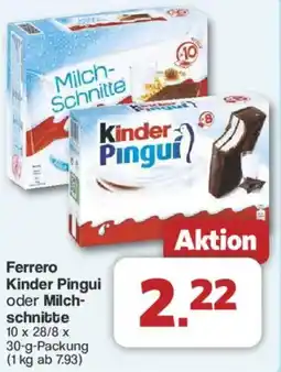 Famila Nord West Ferrero Kinder Pingui oder Milchschnitte Angebot