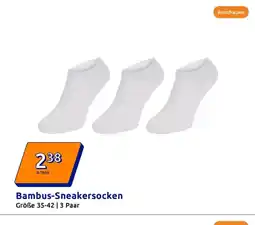 Action Bambus-sneakersocken Angebot