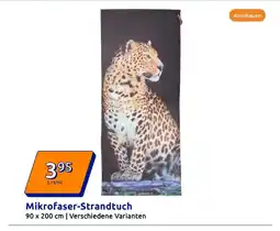 Action Mikrofaser-strandtuch Angebot