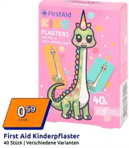Action First aid kinderpflaster Angebot