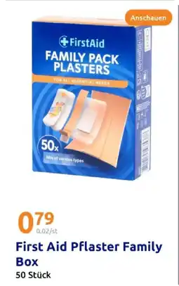 Action First aid pflaster family box Angebot