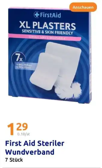 Action First aid xl plasters Angebot