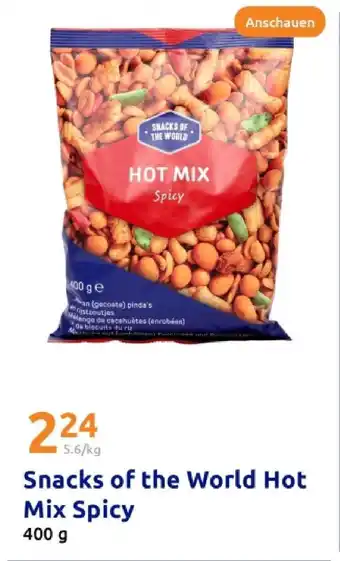 Action Snacks of the world hot mix spicy Angebot