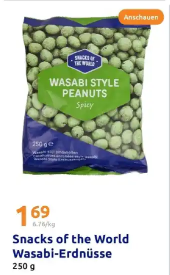 Action Snacks of the world wasabi-erdnüsse Angebot