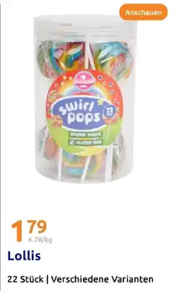 Action Swirl pops lollis Angebot