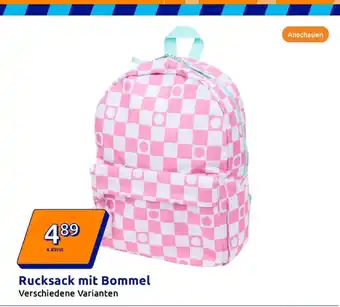 Action Rucksack mit bommel Angebot