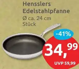Budni Hensslers Edelstahlpfanne Angebot