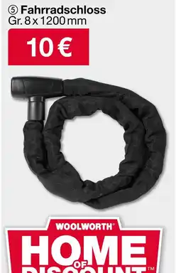 Woolworth Woolworth fahrradschloss Angebot