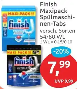 Budni Finish Maxipack Spülmaschinen Tabs Angebot