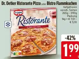 Edeka Dr. Oetker Ristorante Pizza oder Bistro Flammkuchen Angebot
