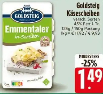 Edeka Goldsteig Käsescheiben Angebot