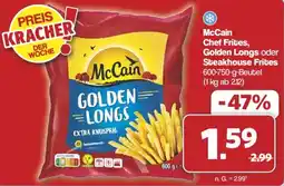 Famila Nord West McCain Chef Frites, Golden Longs oder Steakhouse Frites Angebot