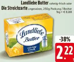 E-Center Landliebe Butter oder Die Streichzarte Angebot