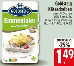 E-Center Goldsteig Käsescheiben Angebot