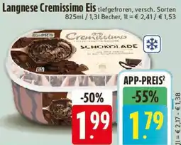 E-Center Langnese Cremissimo Eis Angebot
