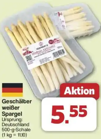 Famila Nord West Geschälter weißer Spargel Angebot