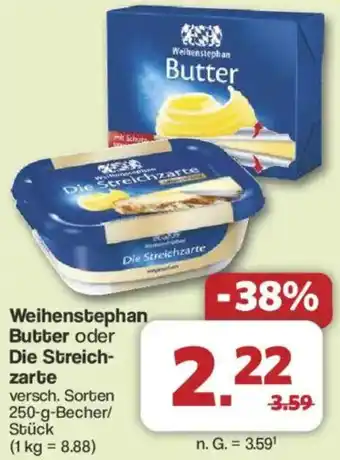 Famila Nord West Weihenstephan Butter oder Die Streichzarte Angebot