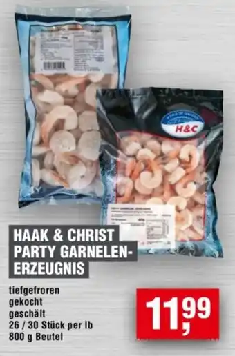 Handelshof HAAK & CHRIST PARTY GARNELEN- ERZEUGNIS Angebot