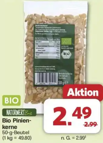 Famila Nord West NATURWERT Bio Pinienkerne Angebot