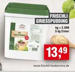 Handelshof FRISCHLI GRIESSPUDDING Angebot