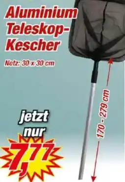 Posten Börse Aluminium Teleskop Kescher Angebot