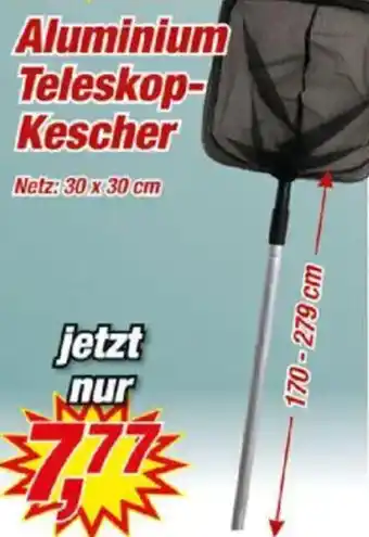 Posten Börse Aluminium Teleskop Kescher Angebot