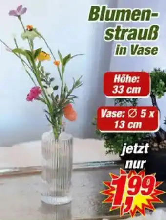 Posten Börse Blumenstrauß in Vase Angebot