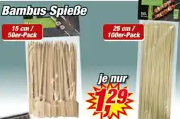 Posten Börse Bambus Spieße Angebot