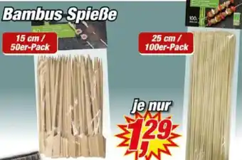 Posten Börse Bambus Spieße Angebot