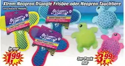 Posten Börse Xtrem Neopren Triangle Frisbee oder Neopren Tauchtiere Angebot