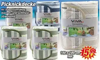 Posten Börse VIVA Picknickdecke Angebot