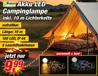 Posten Börse KYNAST Akku LED Campinglampe Angebot