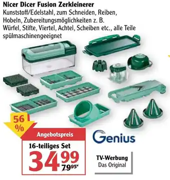 Globus Genius Nicer Dicer Fusion Zerkleinerer Angebot