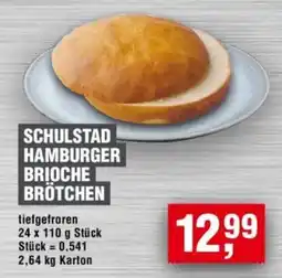 Handelshof SCHULSTAD HAMBURGER BRIOCHE BRÖTCHEN Angebot