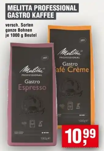 Handelshof MELITTA PROFESSIONAL GASTRO KAFFEE Angebot